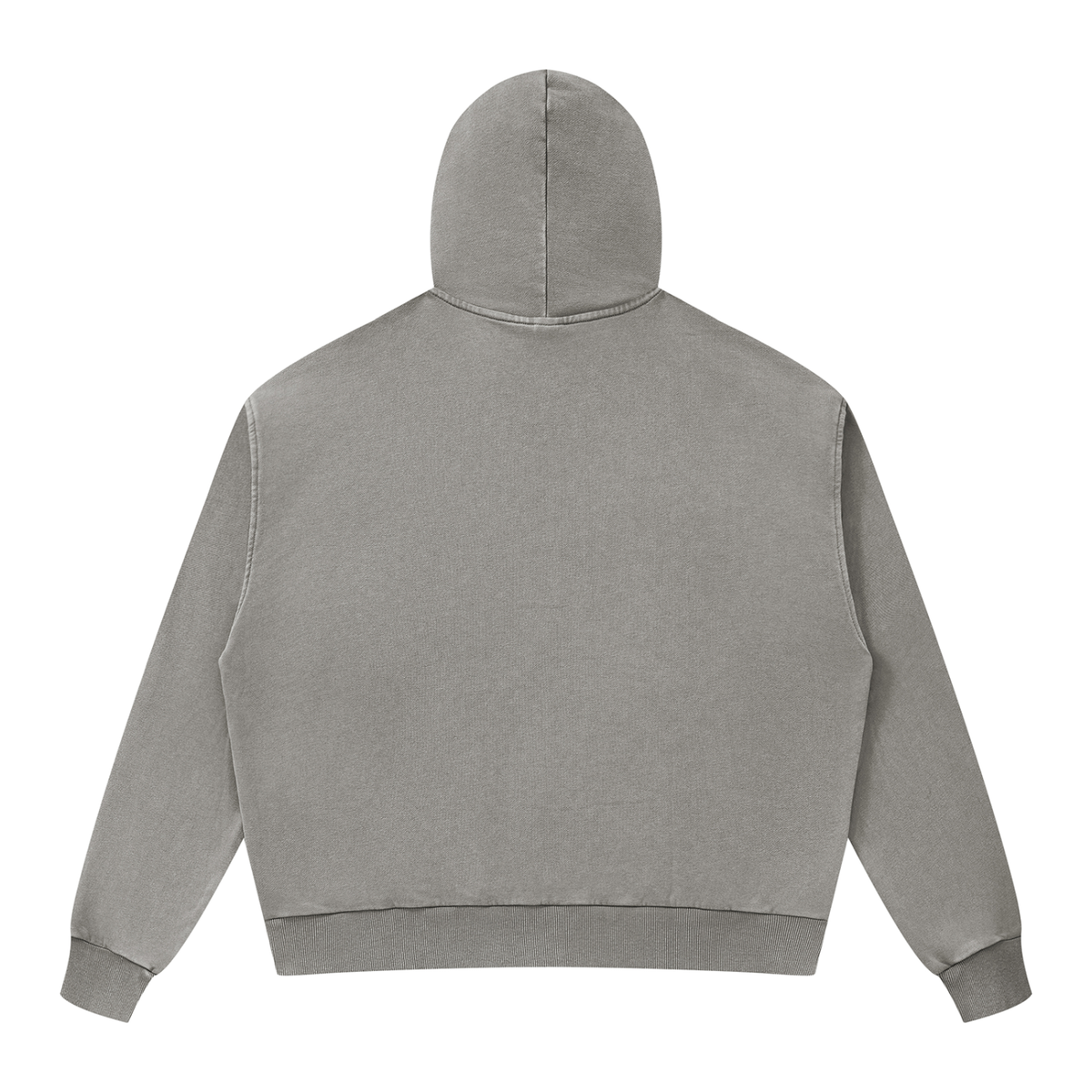 350 GSM Mineral Wash Boxy Full Zip Hoodie (U)