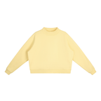 350 GSM Essential Fleece Mock-Neck Crew Sweatshirt (W)