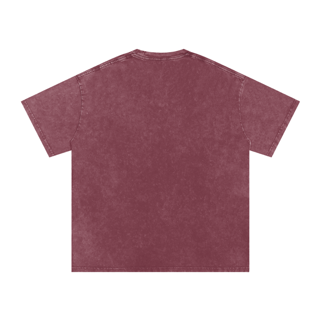 Snow Wash Oversized Cotton T-Shirt