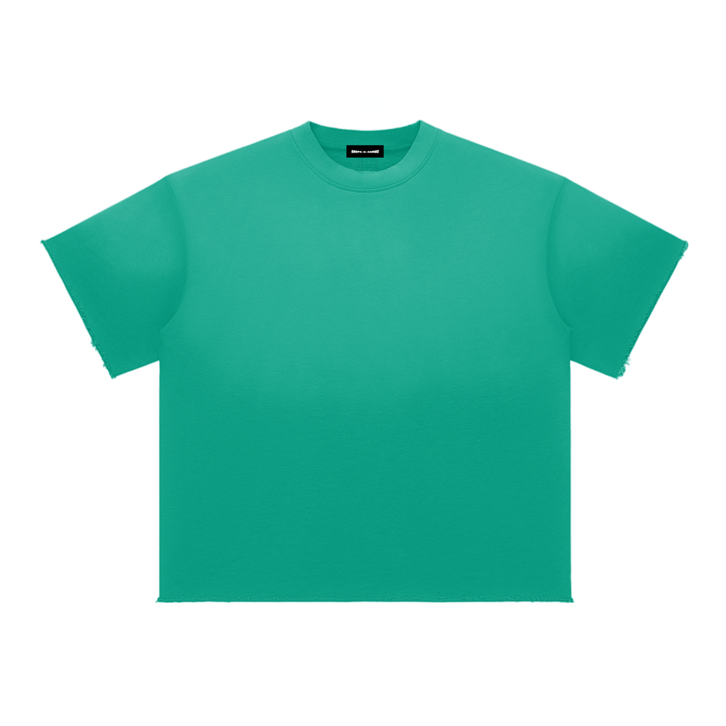 Sun Faded Raw Edge T-Shirt