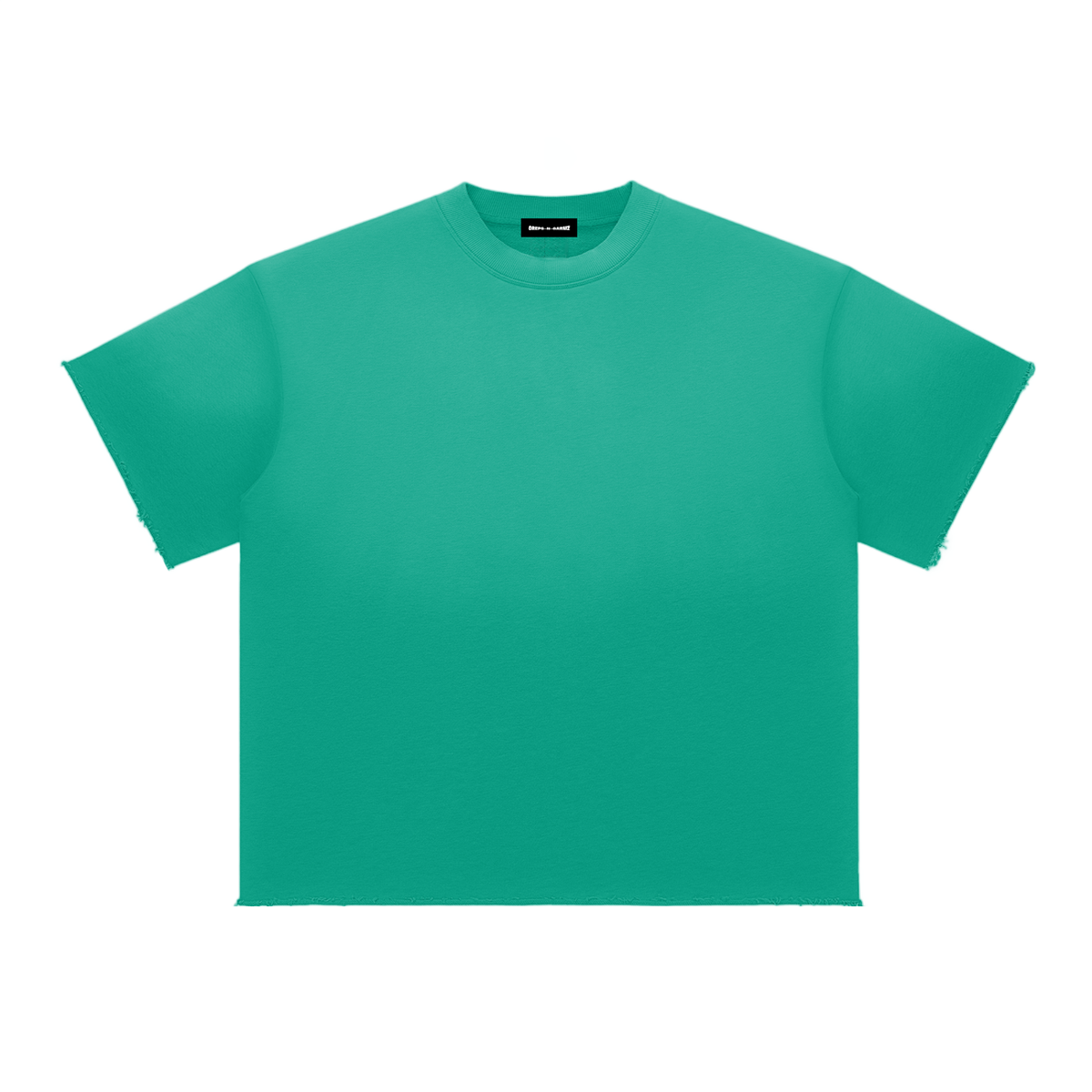 Sun Faded Raw Edge T-Shirt