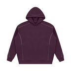 345 GSM Oversized Piping Fleece Hoodie (U)