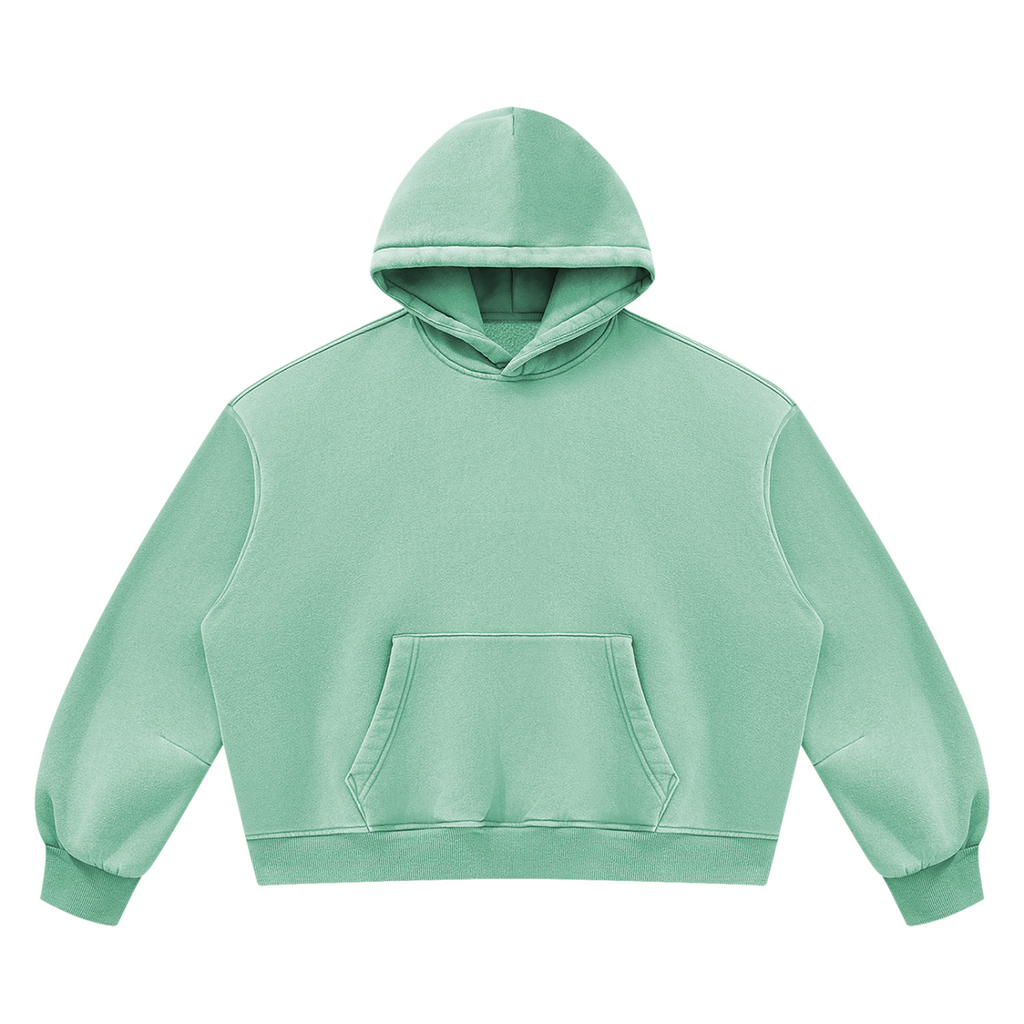 390 NGSM Vintage Wash Boxy Fleece Hoodie (U)