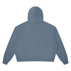 Vintage Wash Boxy Full-Zip Hoodie