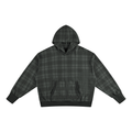 400 GSM Plaid Color Block Hoodie (U)