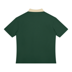 Color Block Quarter-Zip Polo Shirt