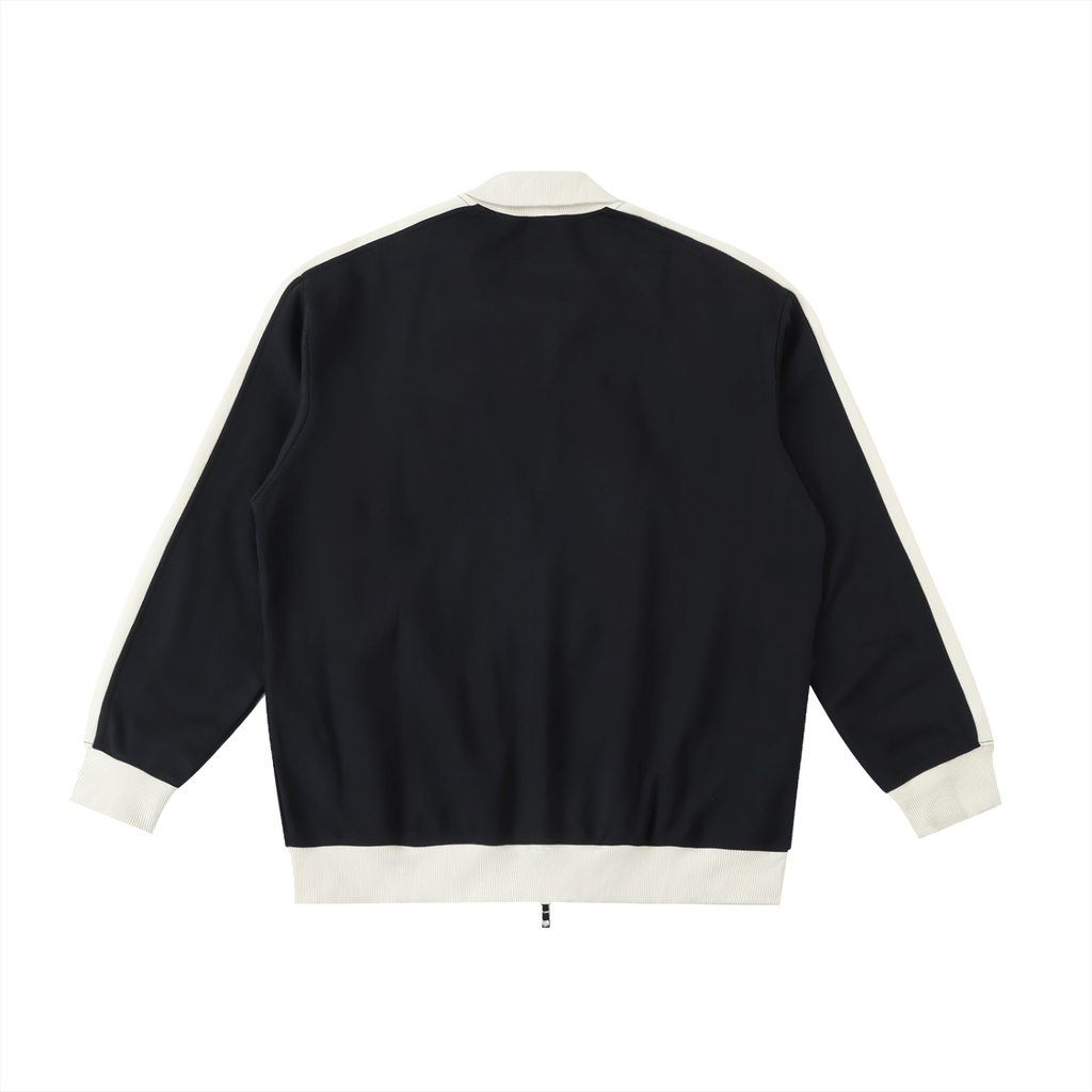 Contrast Trim Stand Collar Jacket II