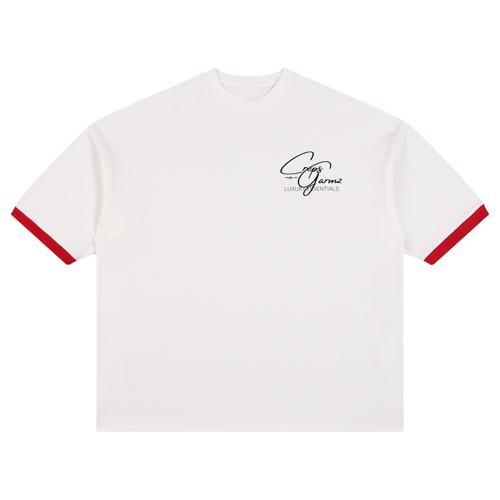 Unisex Color Block Drop Shoulder T-Shirt