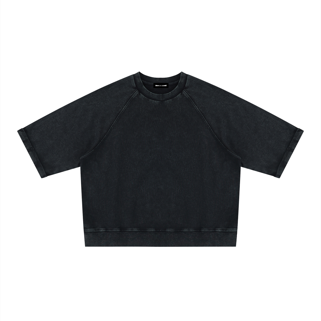320 GSM Vintage Wash Boxy Short Sleeve Sweatshirt