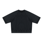 320 GSM Vintage Wash Boxy Short Sleeve Sweatshirt