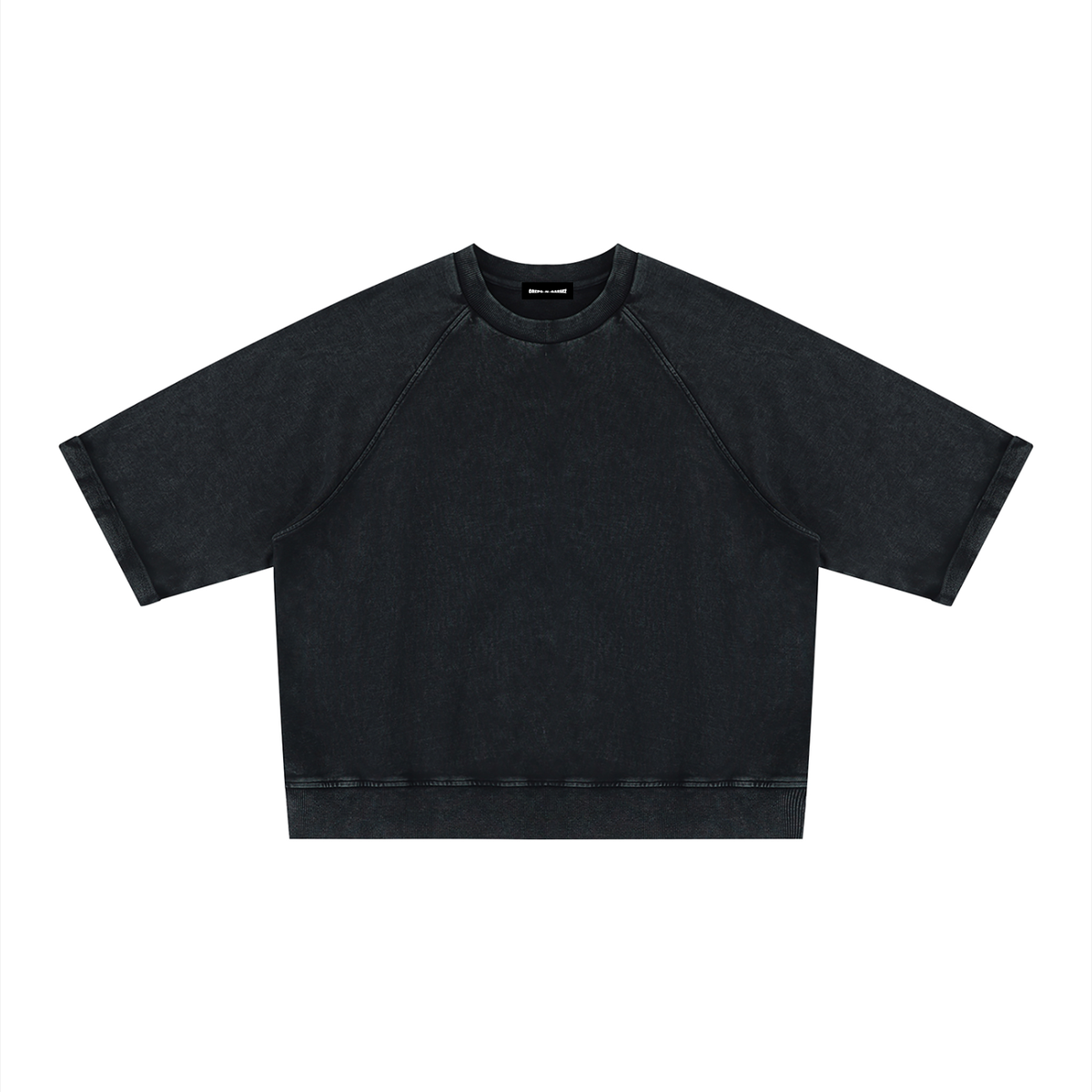 320 GSM Vintage Wash Boxy Short Sleeve Sweatshirt