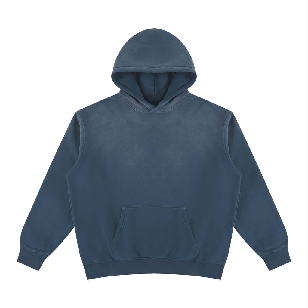 355 GSM Vintage Wash Fleece Hoodie (U)