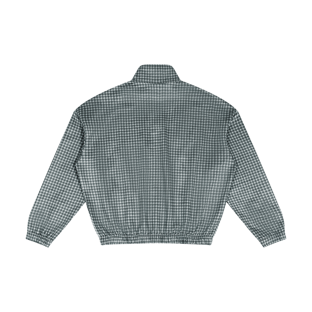 360 GSM Plaid Quarter-Zip Sweatshirt (U)