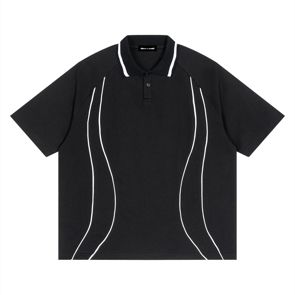 210 GSM Raglan Piping Polo Shirt (U)