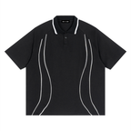210 GSM Raglan Piping Polo Shirt (U)