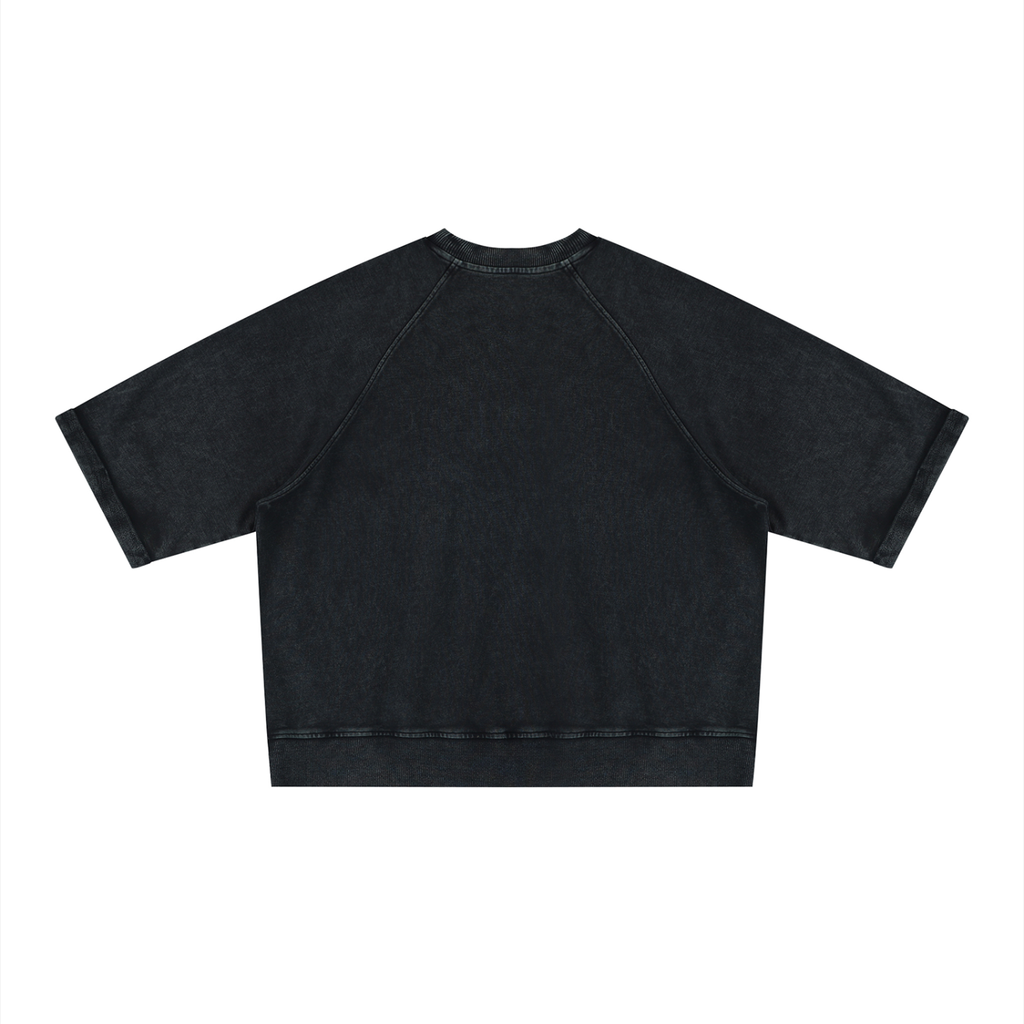 320 GSM Vintage Wash Boxy Short Sleeve Sweatshirt