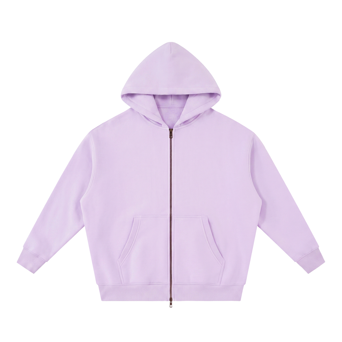 345 GSM Oversized Zipper Hoodie