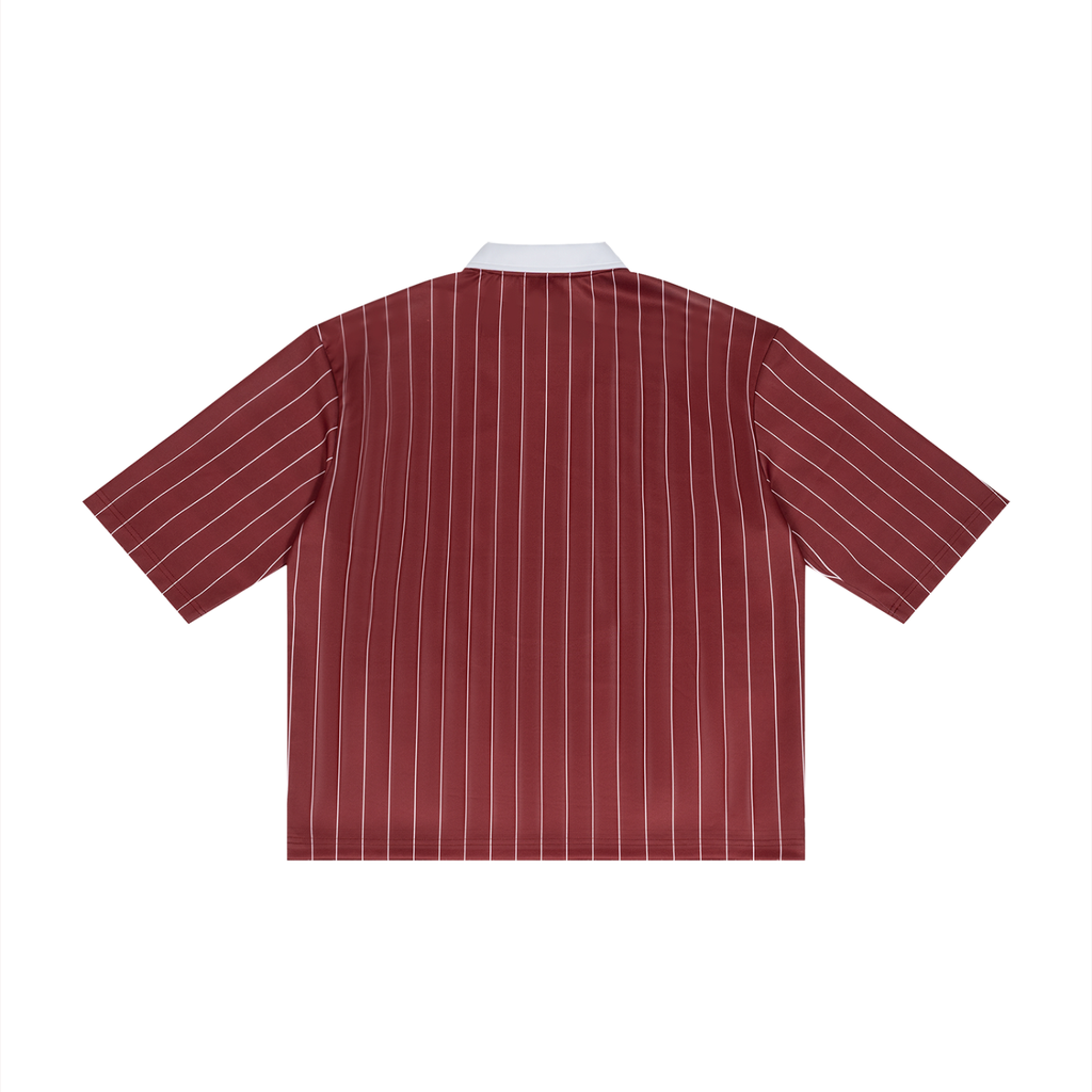 Pinstripe Collared Soccer Jersey