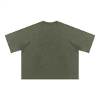 340 GSM Mineral Wash Boxy Waffle T-Shirt (U)