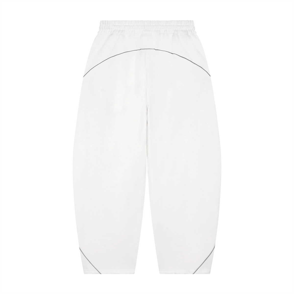 345 GSM Piping Fleece Barrel Leg Sweatpants(U)