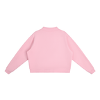 350 GSM Essential Fleece Mock-Neck Crew Sweatshirt (W)