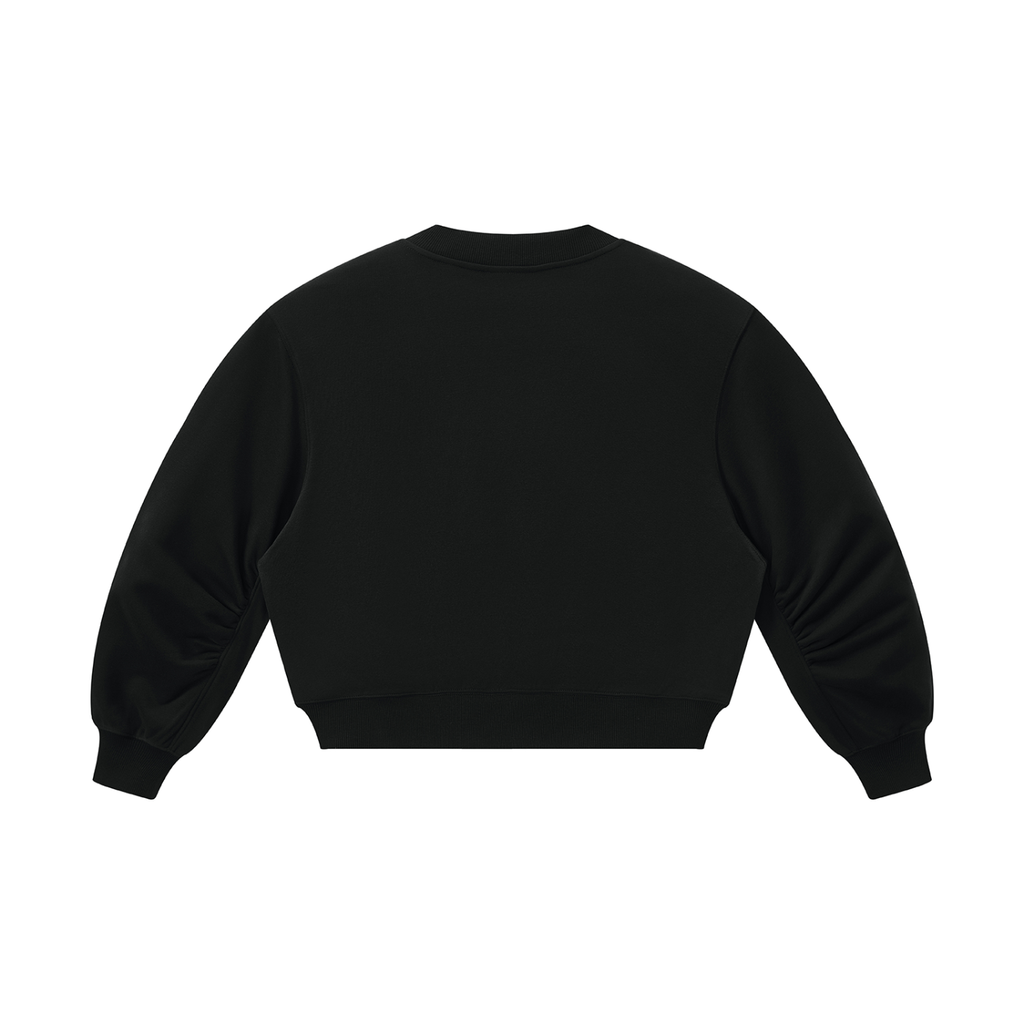 280 GSM Crop V-Neck Sweatshirt