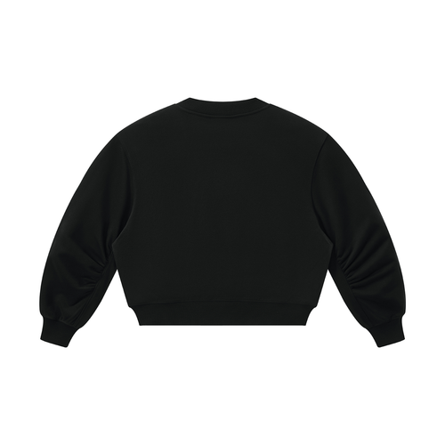 280 GSM Crop V-Neck Sweatshirt