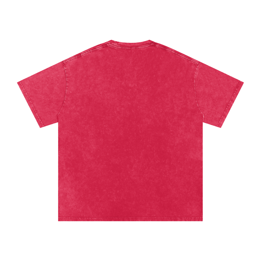 Snow Wash Oversized Cotton T-Shirt