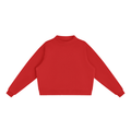 350 GSM Essential Fleece Mock-Neck Crew Sweatshirt (W)