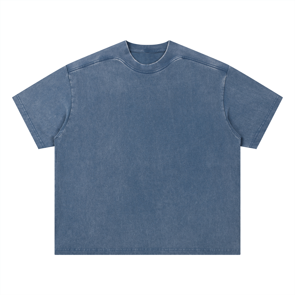 Vintage Wash Boxy T-Shirt – 260 GSM