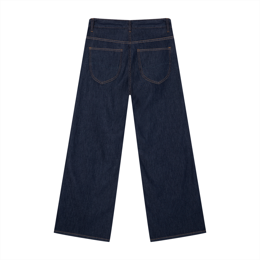 Men's Loose Fit Wide-Leg Jeans