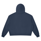 Vintage Wash Boxy Full-Zip Hoodie