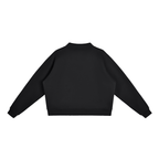 350 GSM Essential Fleece Mock-Neck Crew Sweatshirt (W)