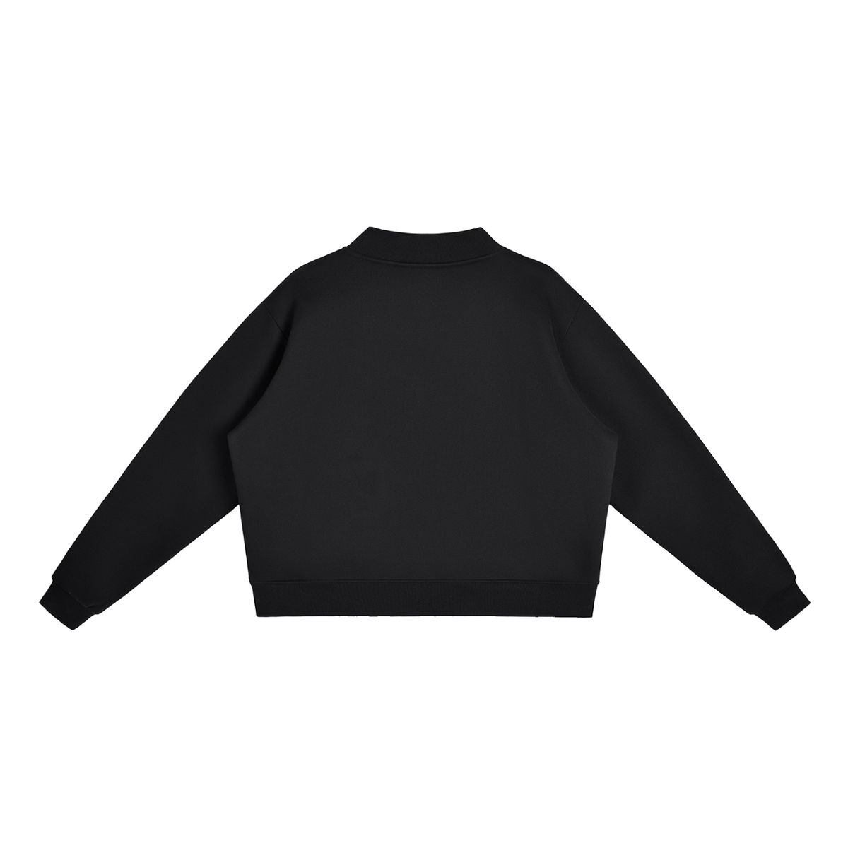 350 GSM Essential Fleece Mock-Neck Crew Sweatshirt (W)