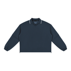 380 GSM Boxy Collared Detachable Sweatshirt (U)