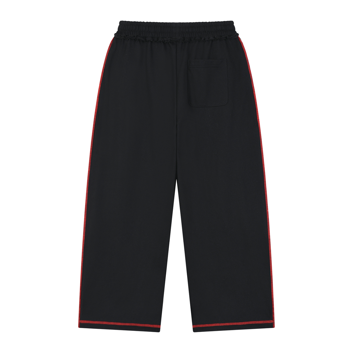 Raw Edge Topstitch Sweatpants