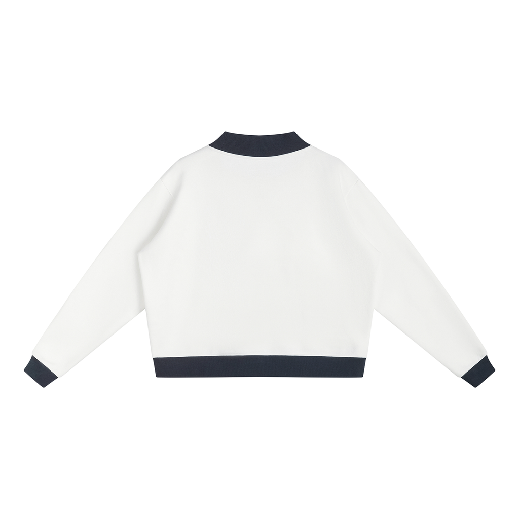 350 GSM Mock Neck Crewneck Sweatshirt (W)