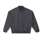 Heavyweight Fleece Polo Sweatshirt