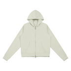 350 GSM Raw Edge Full Zip Hoodie (W)