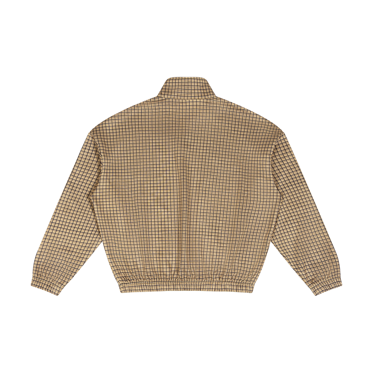 360 GSM Plaid Quarter-Zip Sweatshirt (U)