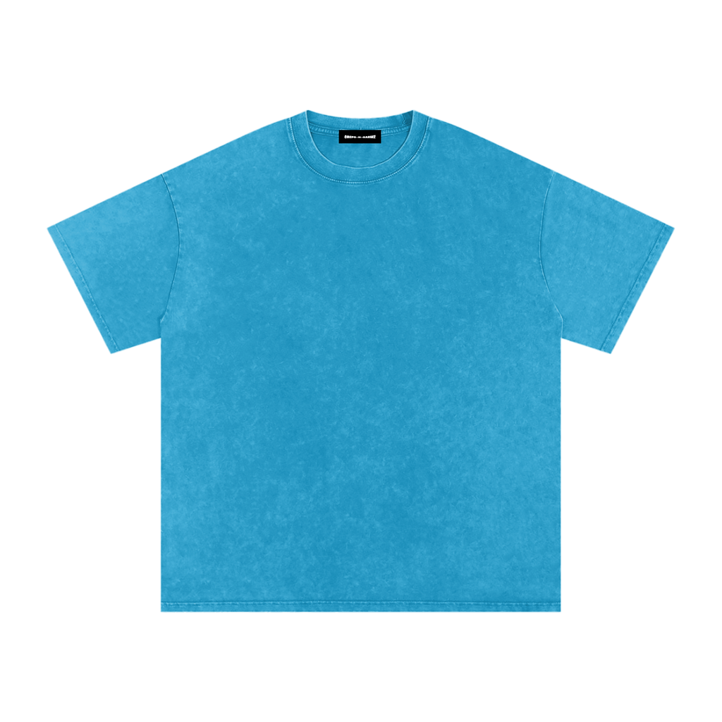 Snow Wash Oversized Cotton T-Shirt