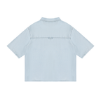 Vintage Wash Drop Shoulder Lyocell Shirt