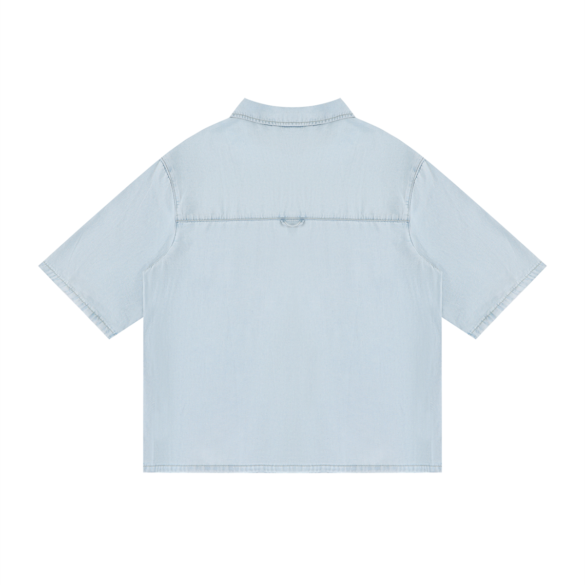 Vintage Wash Drop Shoulder Lyocell Shirt