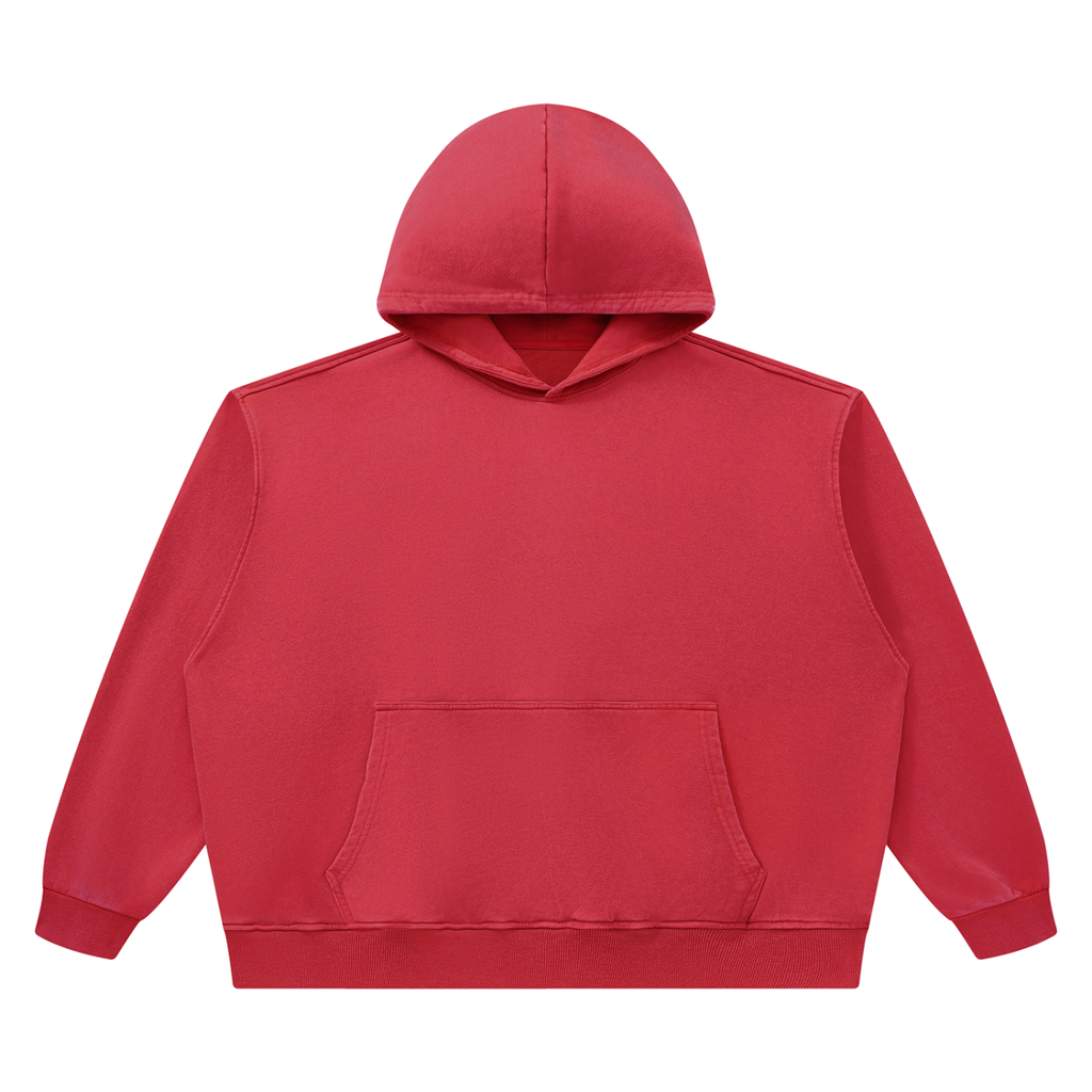 420 GSM Heavyweight Vintage Wash Boxy Hoodie (U)