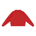 350 GSM Essential Fleece Mock-Neck Crew Sweatshirt (W)