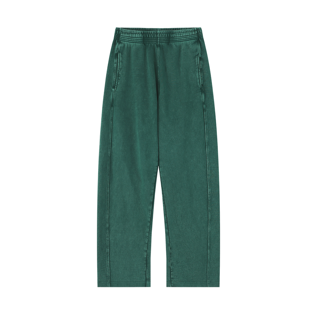 420 GSM Mineral Wash Straight Sweatpants (U)