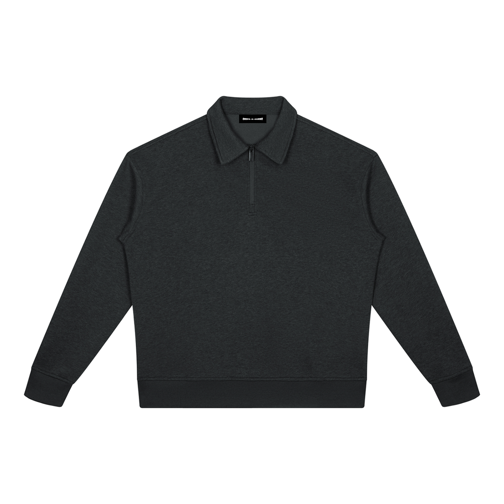 350 GSM Boxy Quarter-Zip Sweatshirt (U)