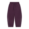 345 GSM Piping Fleece Barrel Leg Sweatpants(U)