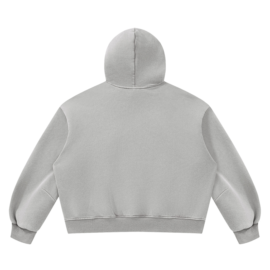 390 NGSM Vintage Wash Boxy Fleece Hoodie (U)