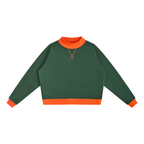 350 GSM Mock Neck Crewneck Sweatshirt (W)